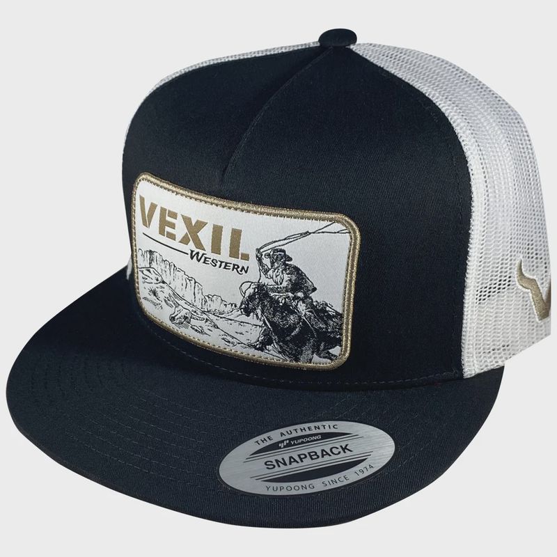 Vexil Western - Cowboy - Black/White Mesh