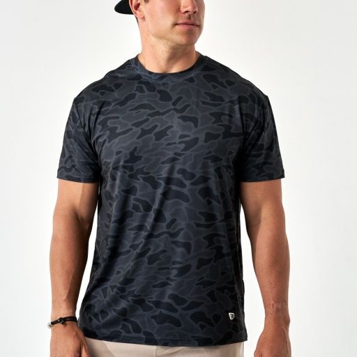 GO TO TEE(1), Colour: BLACK CAMO, Size: Small