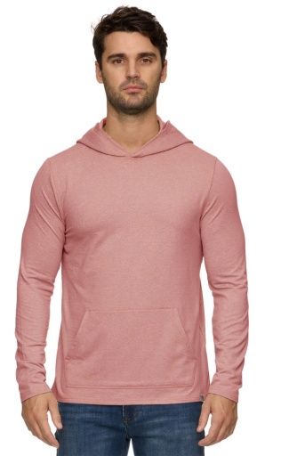 CLUTCH LS ULTRA SOFT HOODIE, Colour: mauve, Size: S