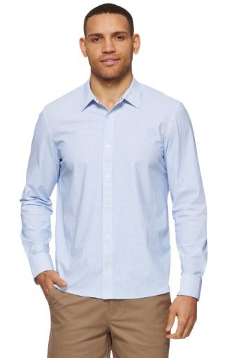 PATTON LS GINGHAM JOURNEY SHIRT, Colour: blue, Size: S