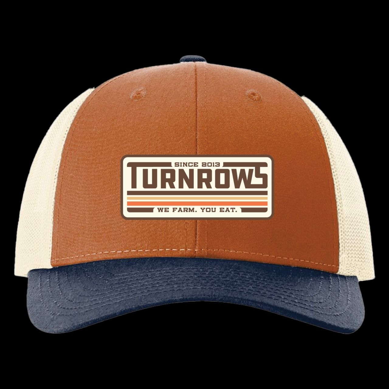 Retro Patch Trucker Cap (Orange)