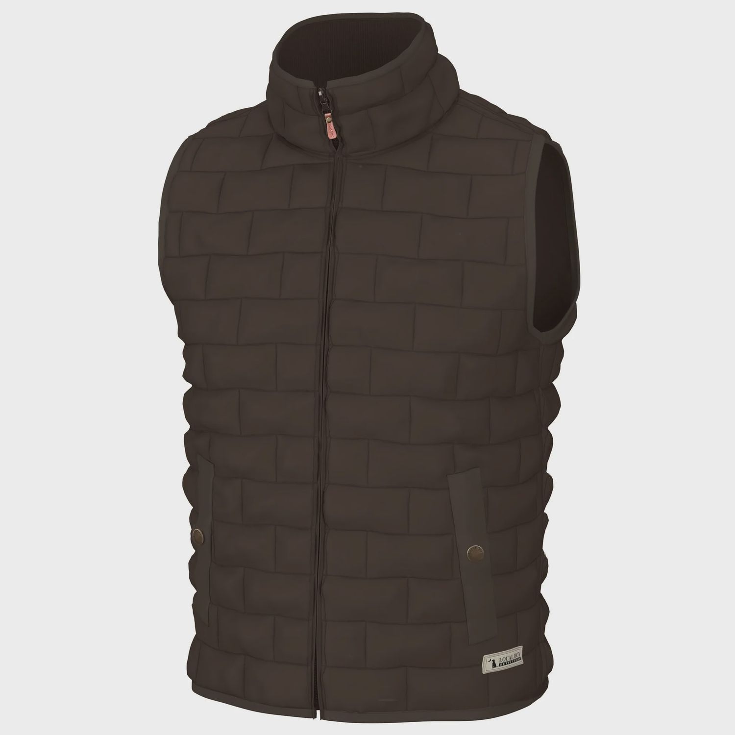 Brick Quilted Vest