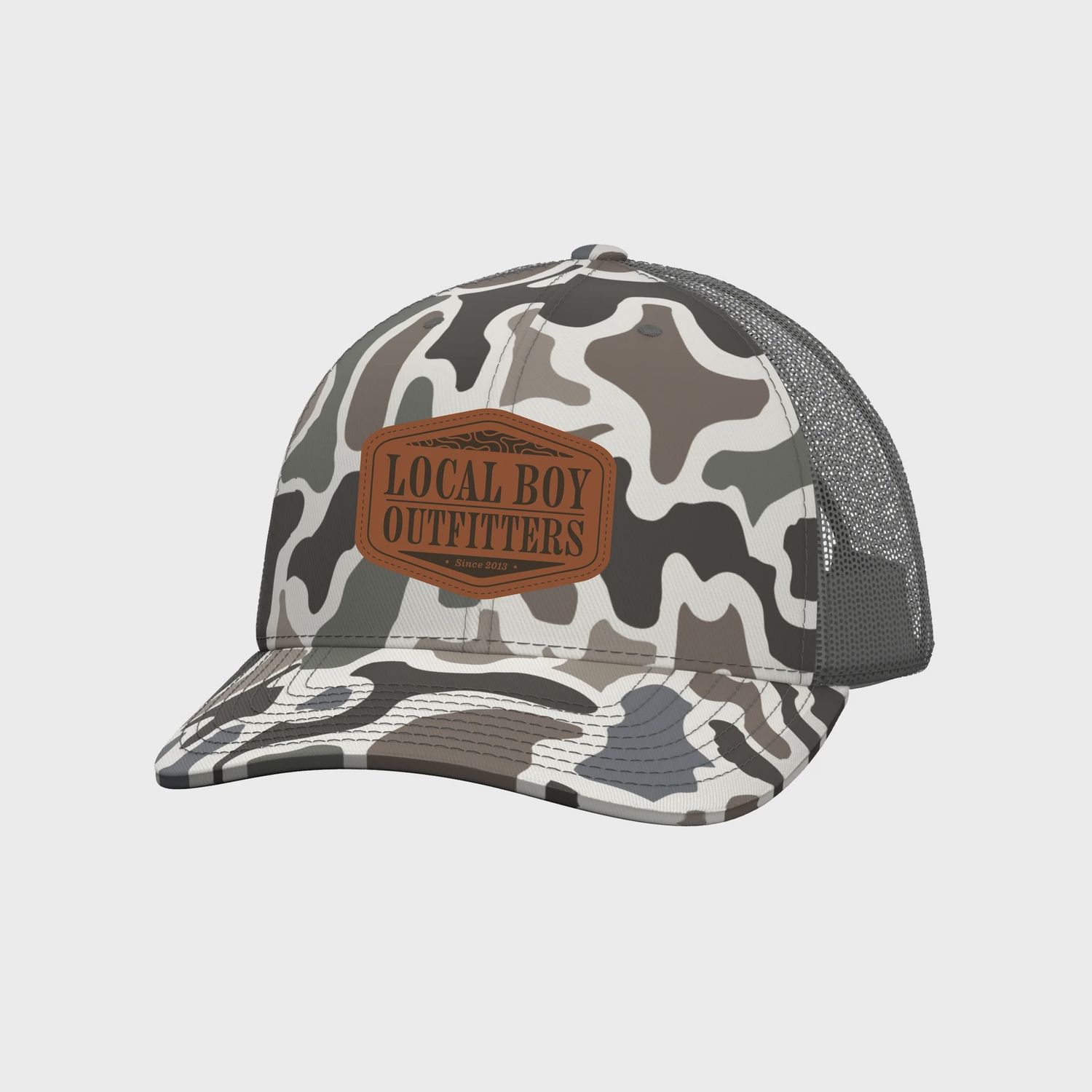 Topo Leather Trucker Hat