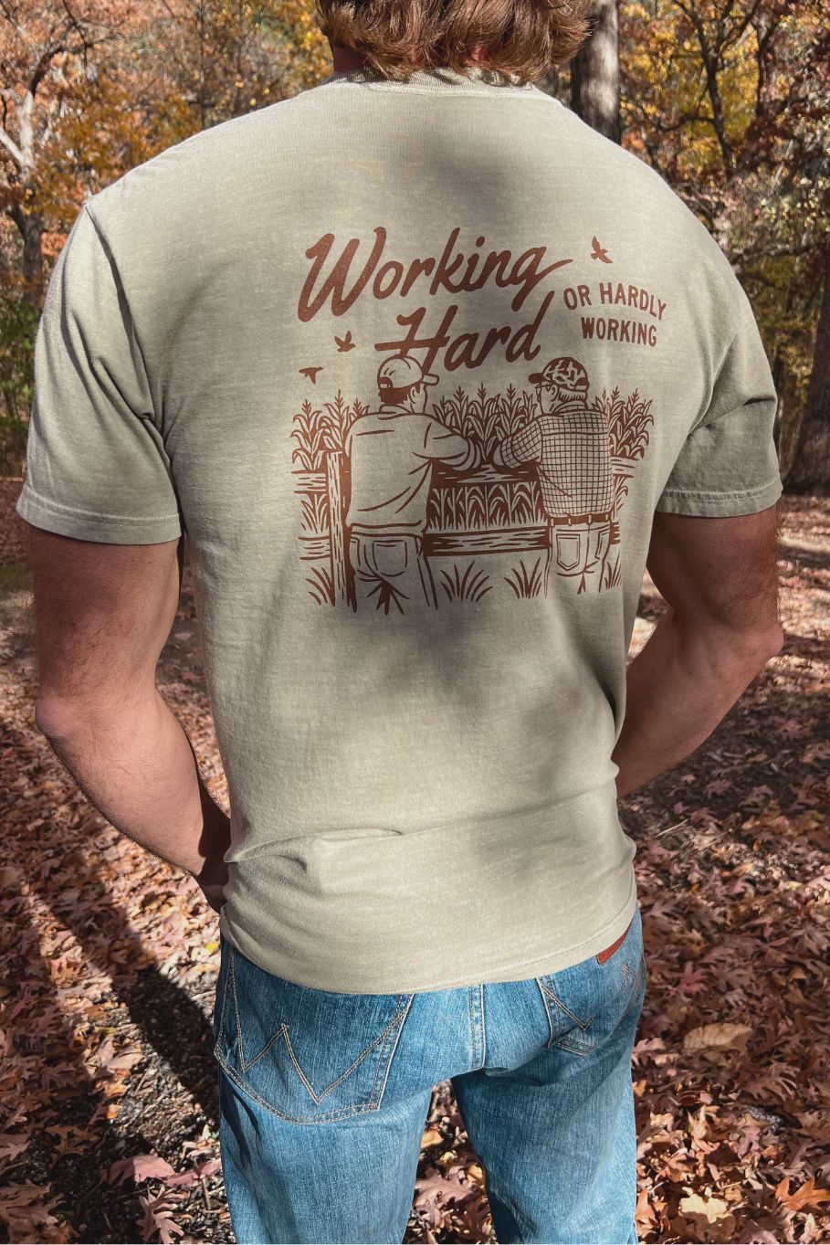 Working Hard or Hardly Working Graphic Tee
