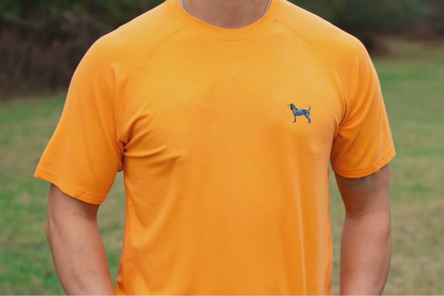 Bluetick Embroidered Active Tee