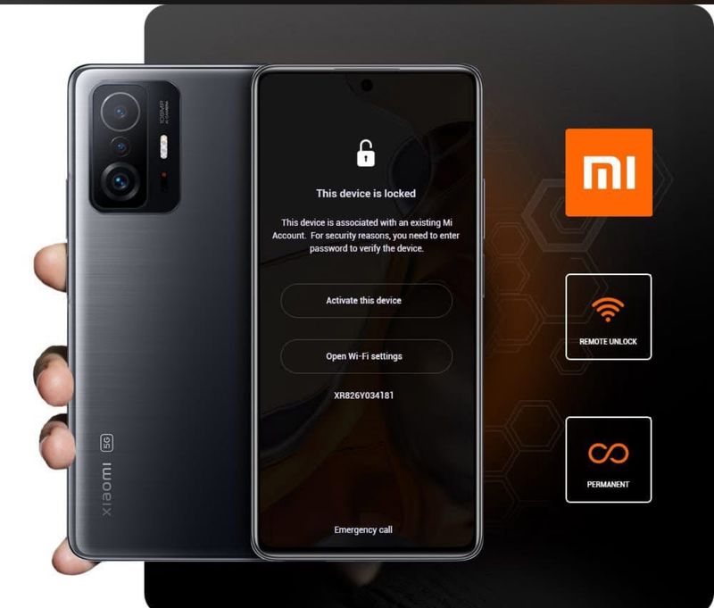 Xiaomi Mi Account Lock Remove (Worldwide) Clean Only 100%