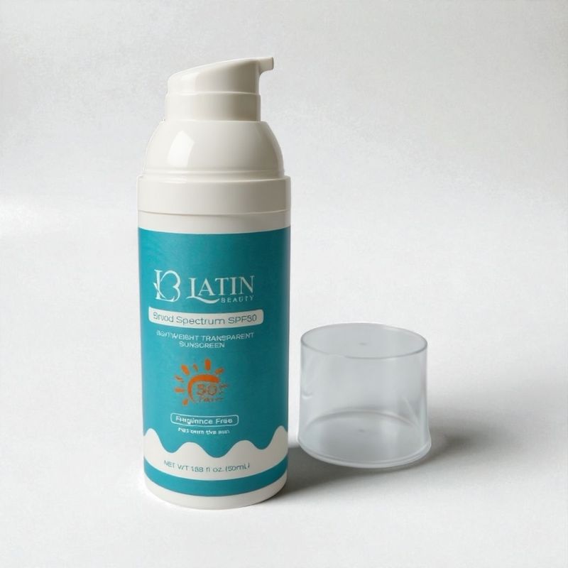 Clear Gel Sunscreen SPF 50 by Latin Beauty