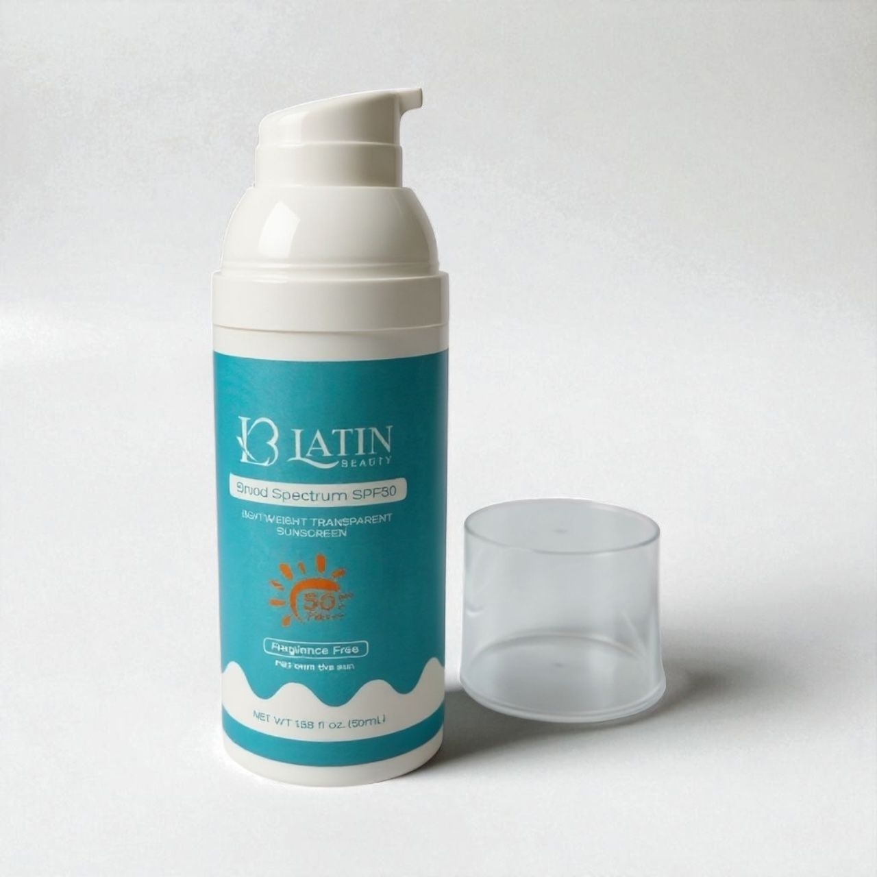 Clear Gel Sunscreen SPF 50 by Latin Beauty