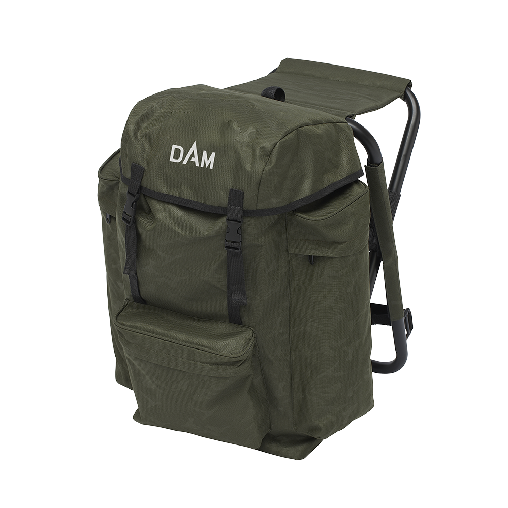 Rugzakstoel DAM heavy duty V2 backpack chair green