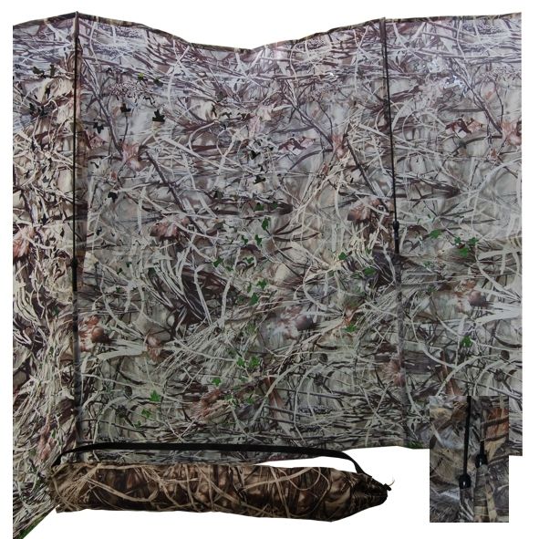 Camouflagescherm verstelbaar camo groen MAX4 per stuk