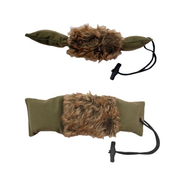 Honden dummy konijn universeel 1000grams groen met kunstvacht 3-dlg Honden dummy konijn universeel 1000grams groen met kunstvacht 3-dlg