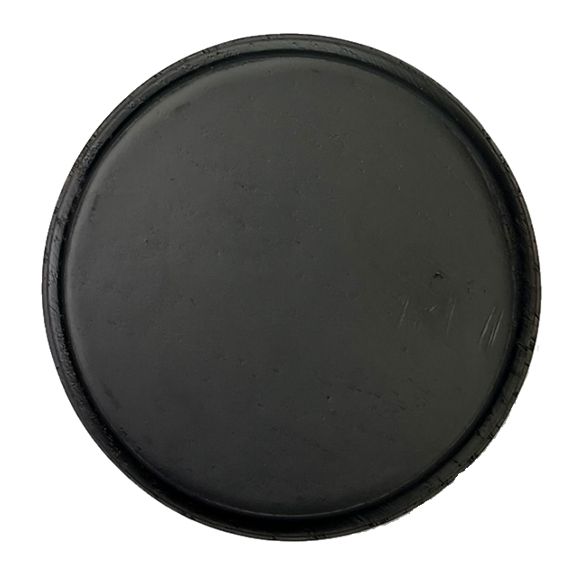 Trofeeplank D10x1,8cm eiken mat zwart