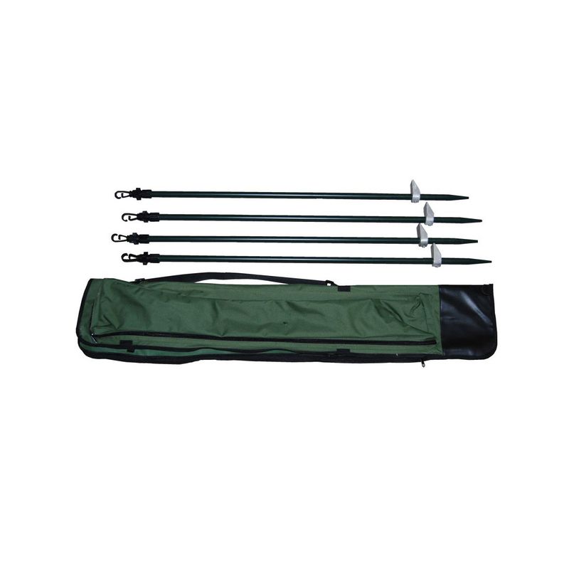 Verstelbare poten aluminium tbv camouflage net 90-180cm per stuk