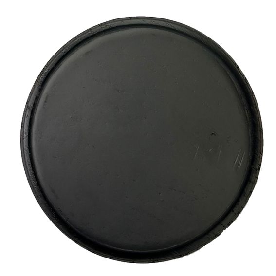 Trofeeplank D8x1,8cm eiken mat zwart