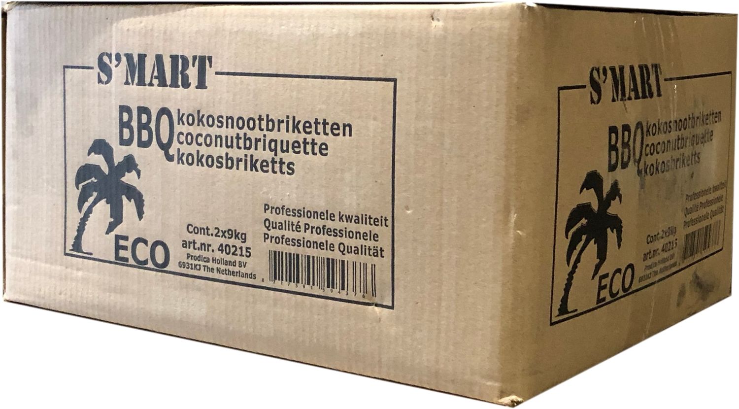 S'mart kokosbriketten 2x9kg