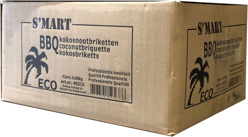 S'mart kokosbriketten 2x9kg