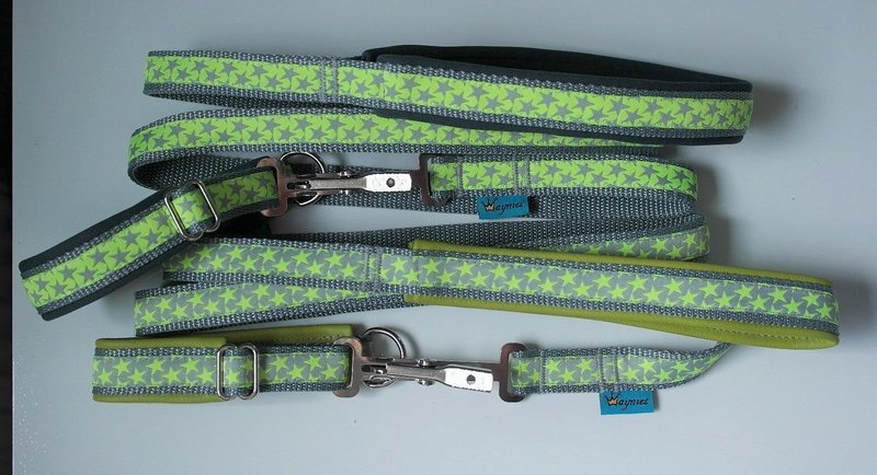 Agility Leine 2cm Breit mit Jagdkarabiner und Webband nach Wahl Agility Leine 2cm Breit mit Jagdkarabiner und Webband nach Wahl