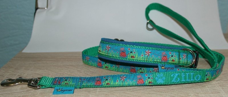 Hundeleine mit Webband 1,5cm Breit 1m-1,5m Breit Hundeleine mit Webband 1,5cm Breit 1m-1,5m Breit