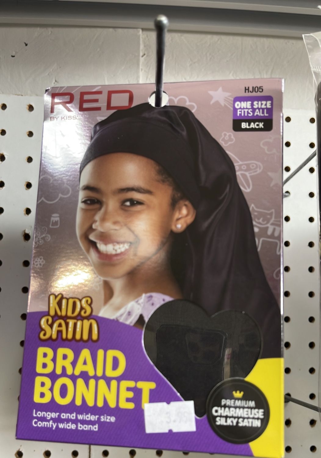 Kiss kid satin braid bonnet