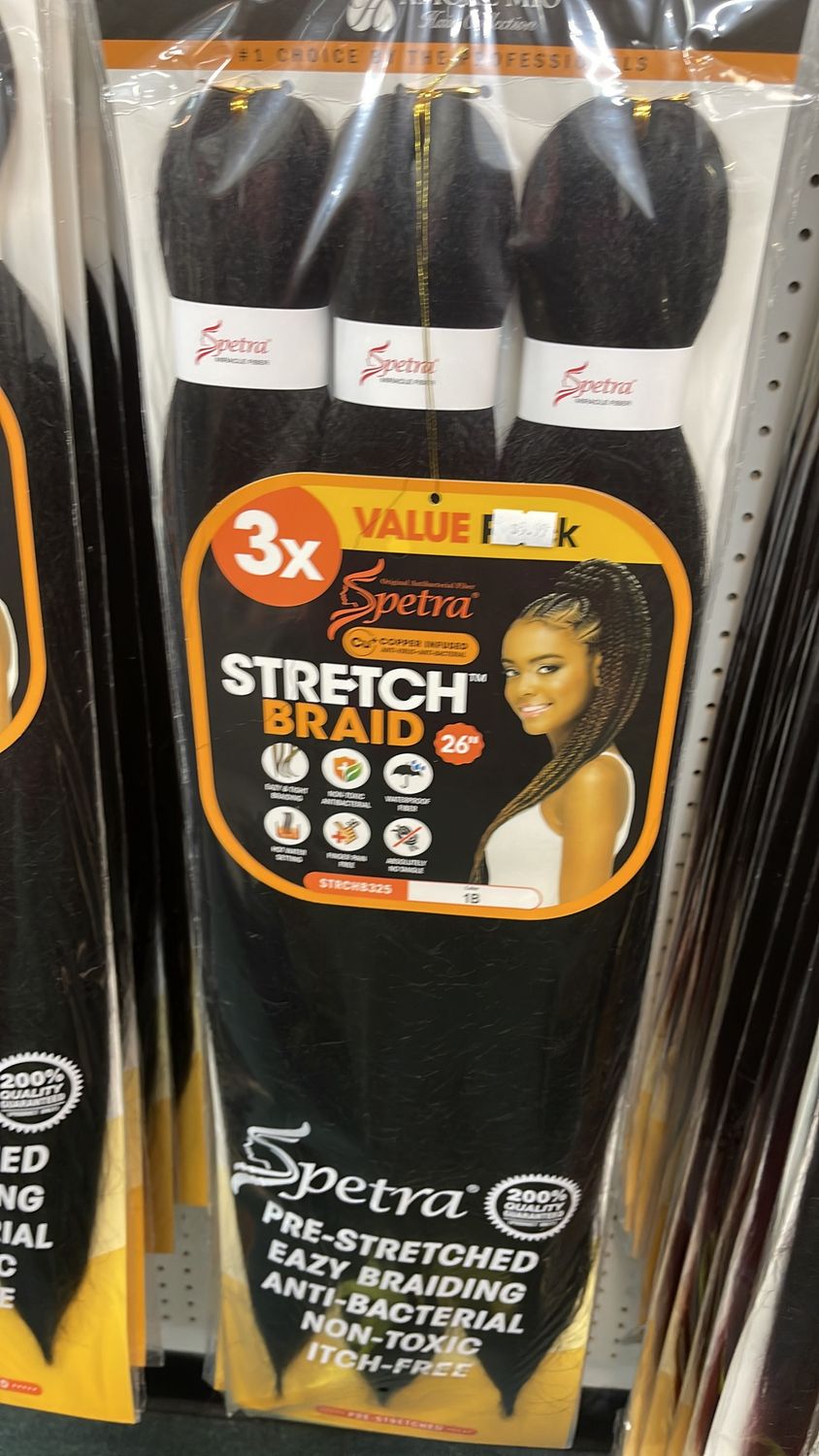 Spectra strech braing hair 