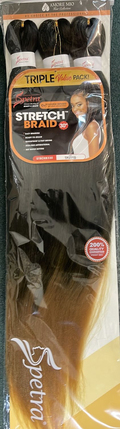 Spectra braid hair pre stretch 30 inch