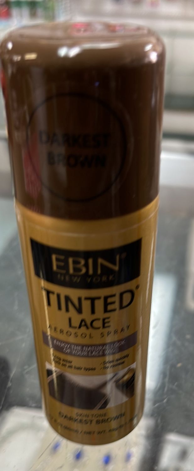 Ebin tinted lace darkest brown