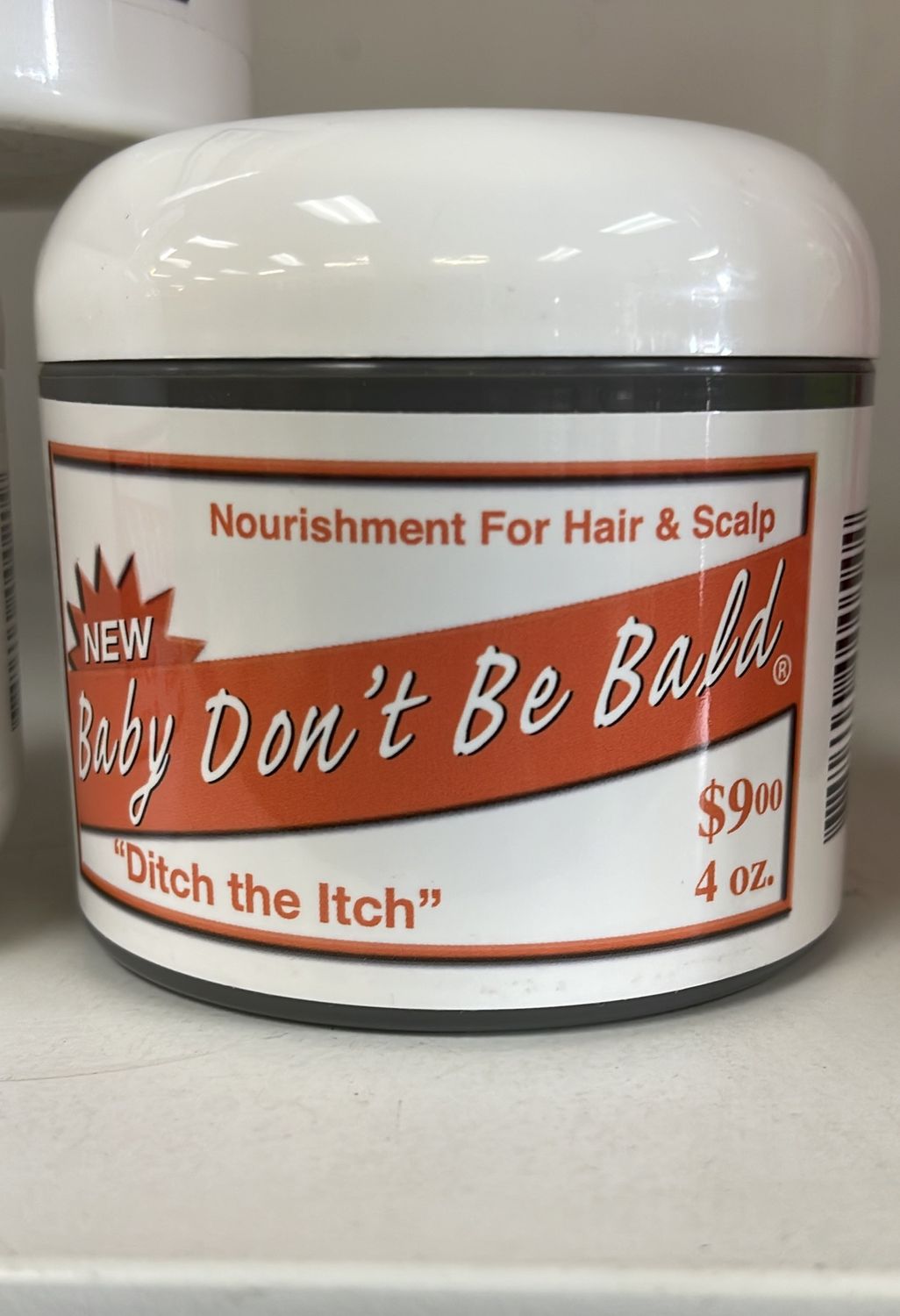 Baby dont be bald ditch the itch