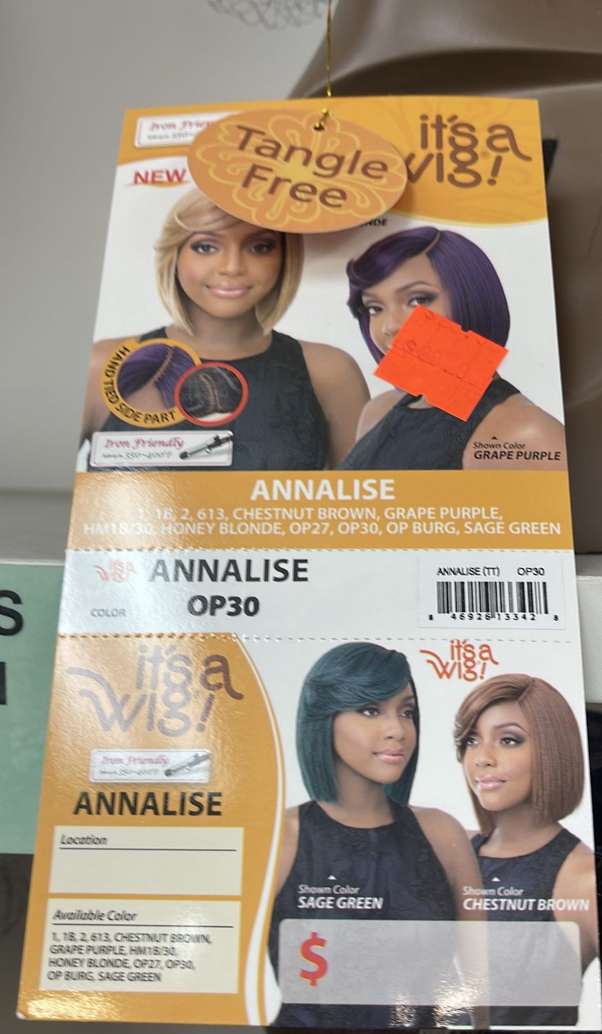 its a wig Annalise Op30