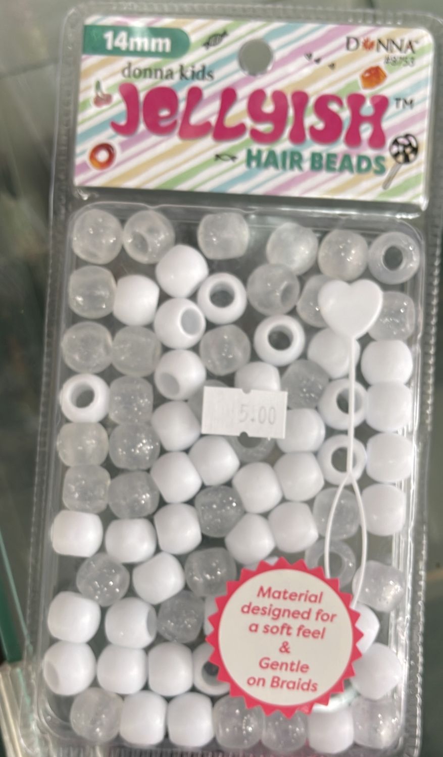Jelly hair beads