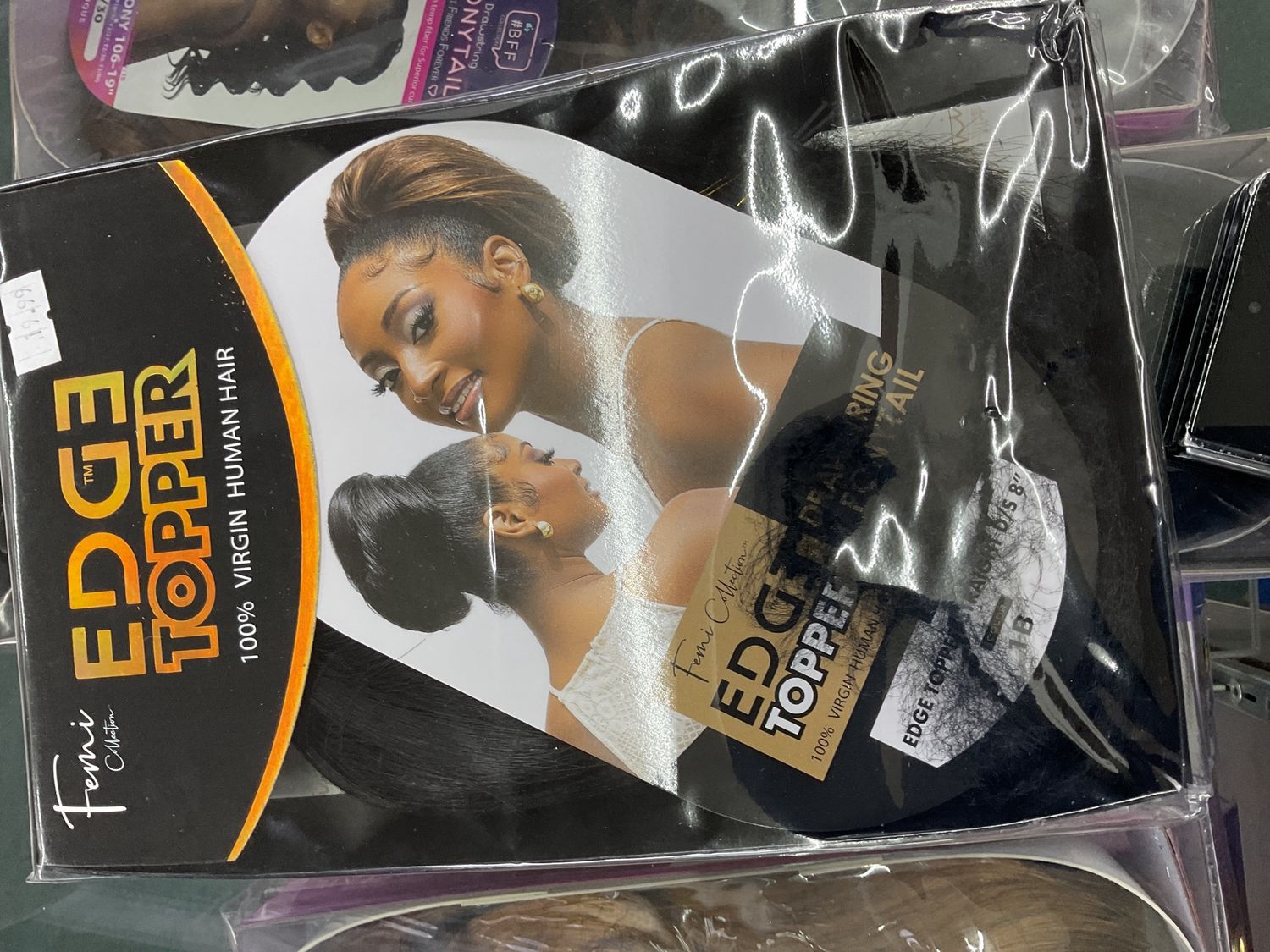 edge topper HH ponytail