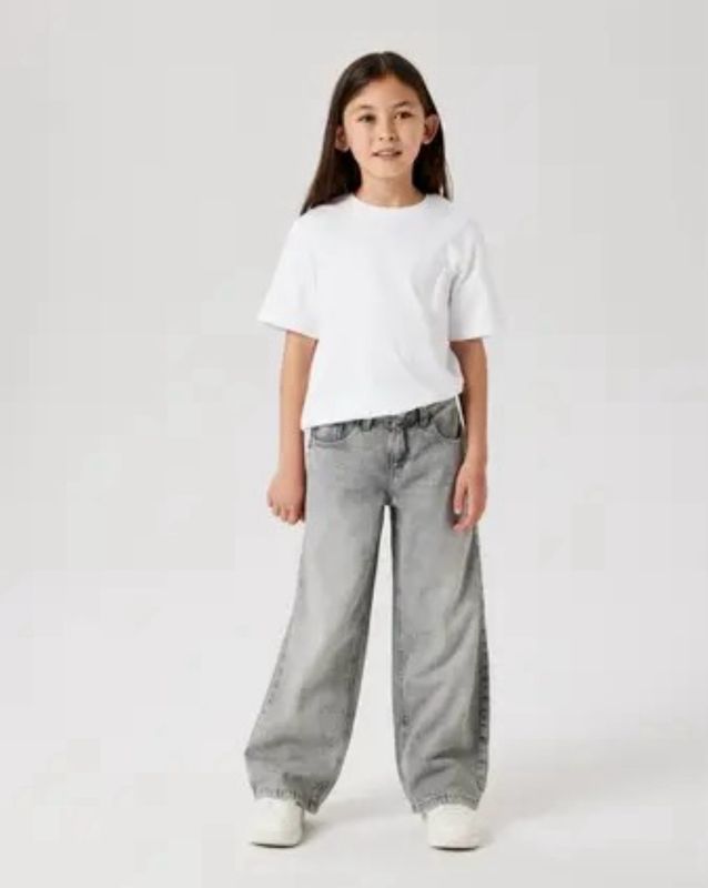 NKFROSE Wide jeans light grey