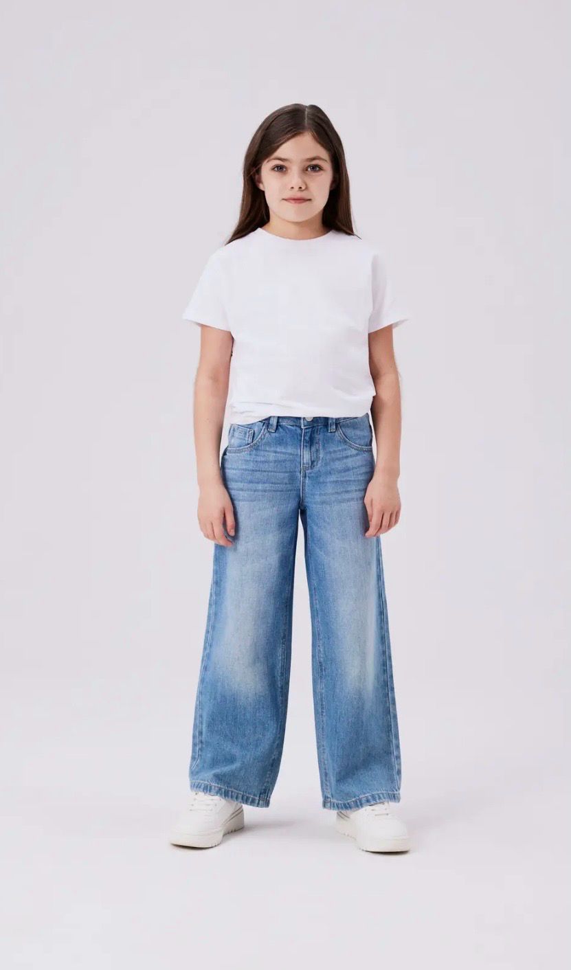 Name It NKFROSE Wide jeans medium blue