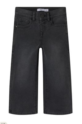 NAME IT mini girls NMFROSE WIDE JEANS Dark Grey Denim