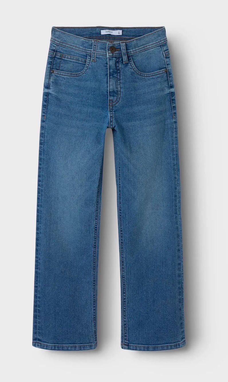 NAME IT NKMRYAN straight jeans medium blue denim