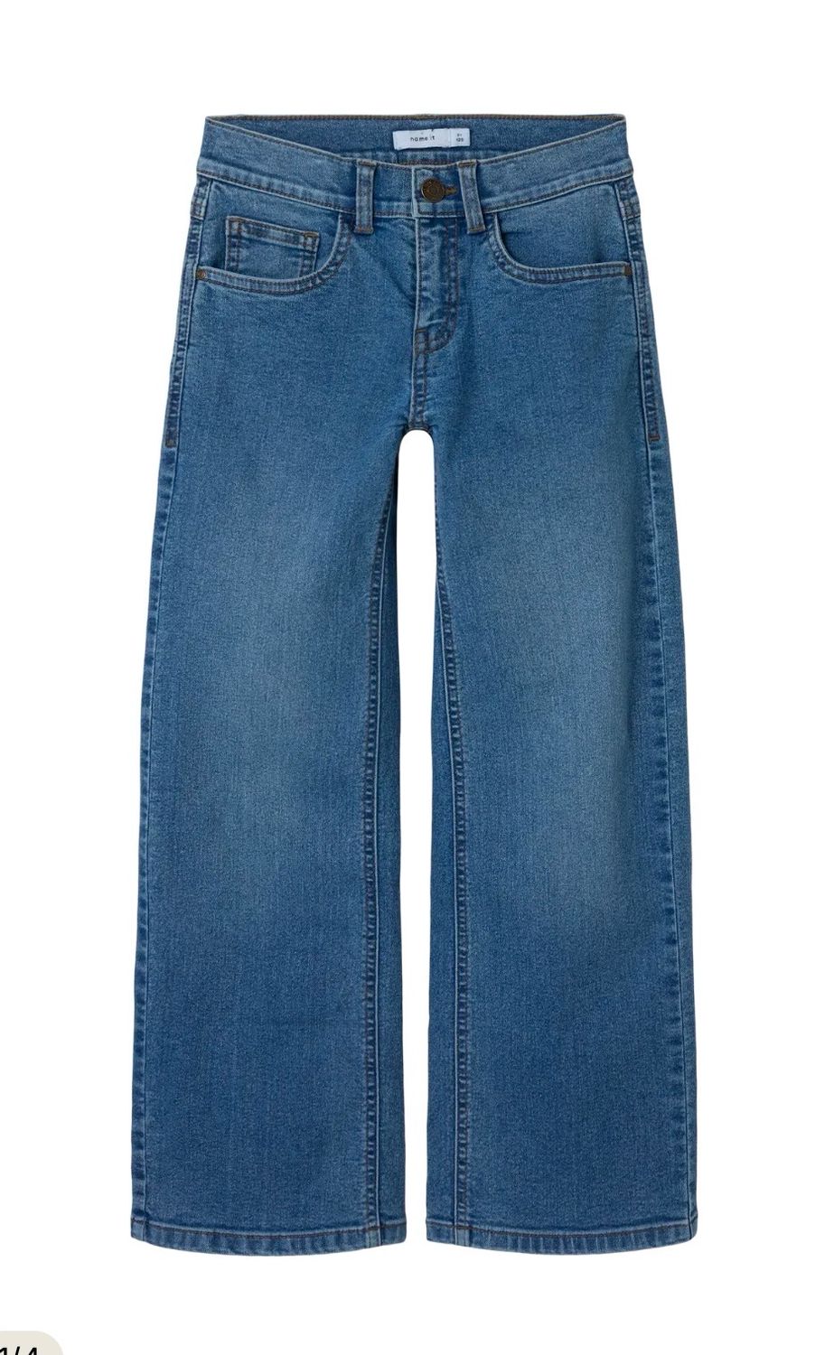 NKFROSE WIDE JEANS Medium Blue Denim