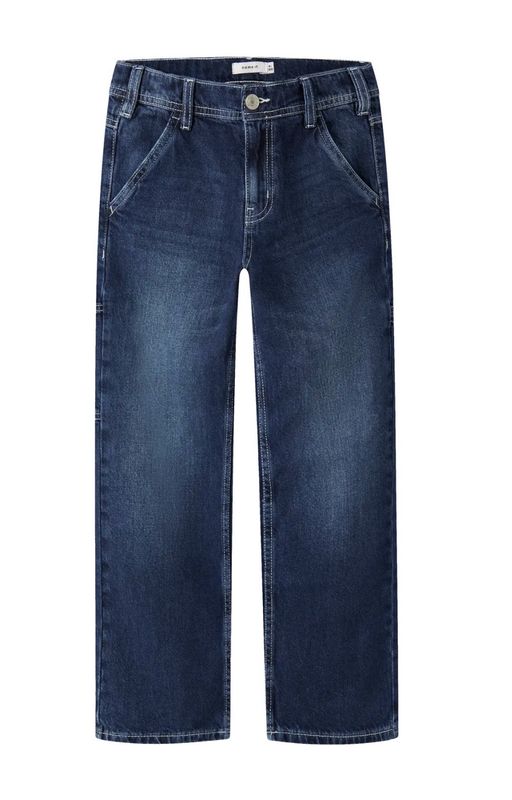 NAME IT NKMRYAN Straight jeans dark blue