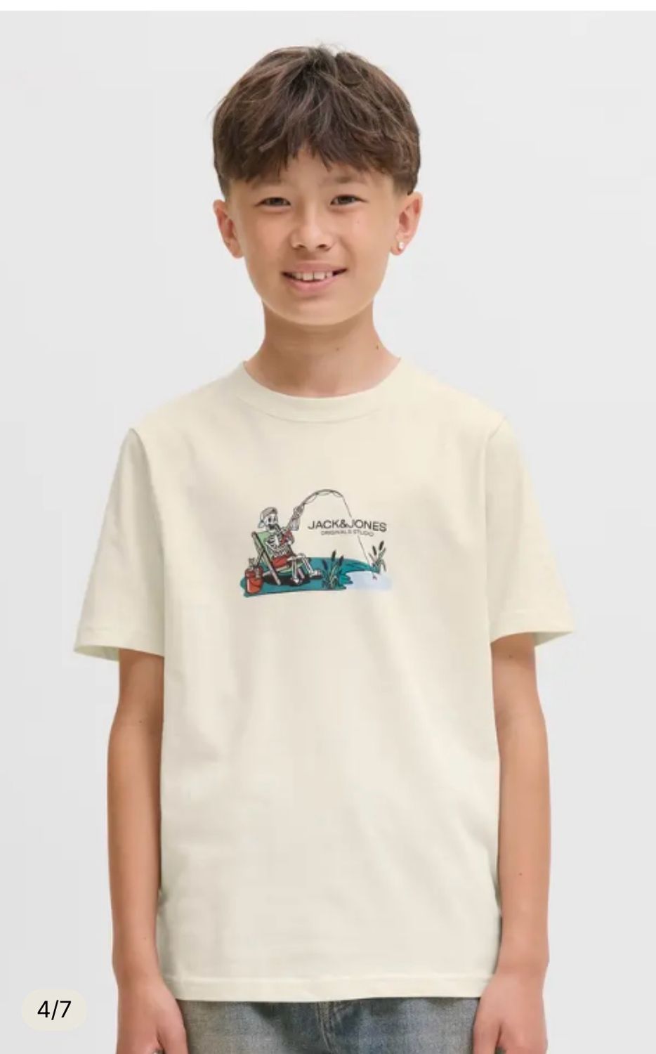 JORSKULL NATURE TEE SS CREW NECK SN JNR