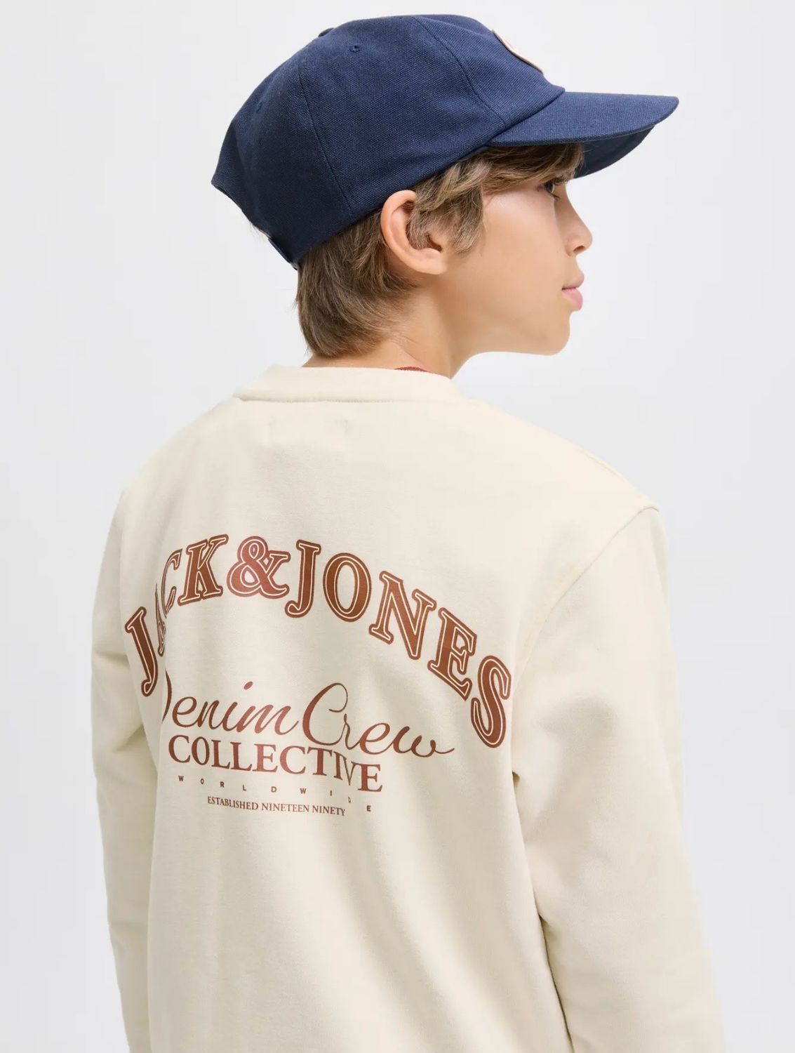JJEBRANDES BACKPRINT RELAXED SWEAT JACK &amp; JONES Junior
