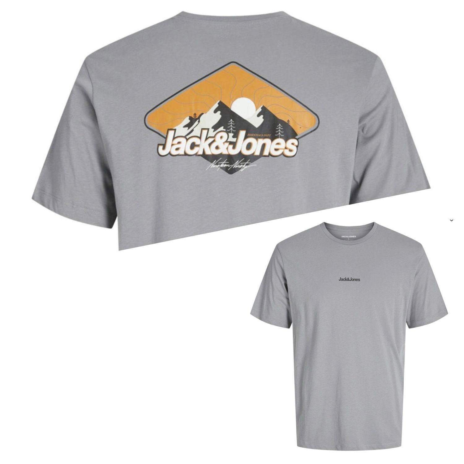 JJMINE TEE CREW NECK - Print T-shirt