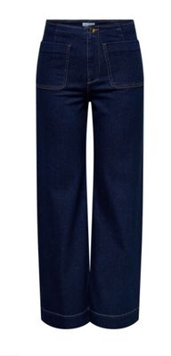 JDYNEWVANESSA HW POCKET WIDE JEANS DNM