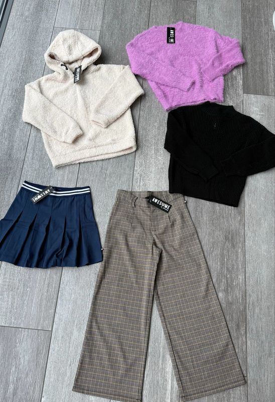 Voordeelpakket voor meisjes maat 140 – Awesome – 5 stuks voor slechts €29,99!