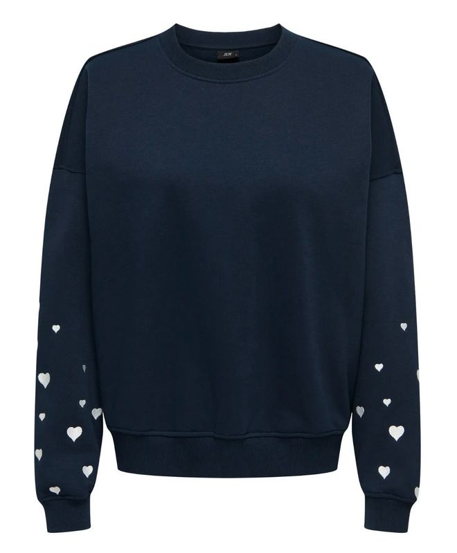JDYMESA L/S O-NECK EMB SWEAT JRS NOOS