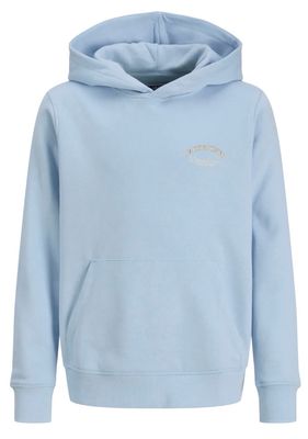 Hoody lichtblauw mét backprint JACK &amp; JONES MINI JJEBRANDES RELAXED