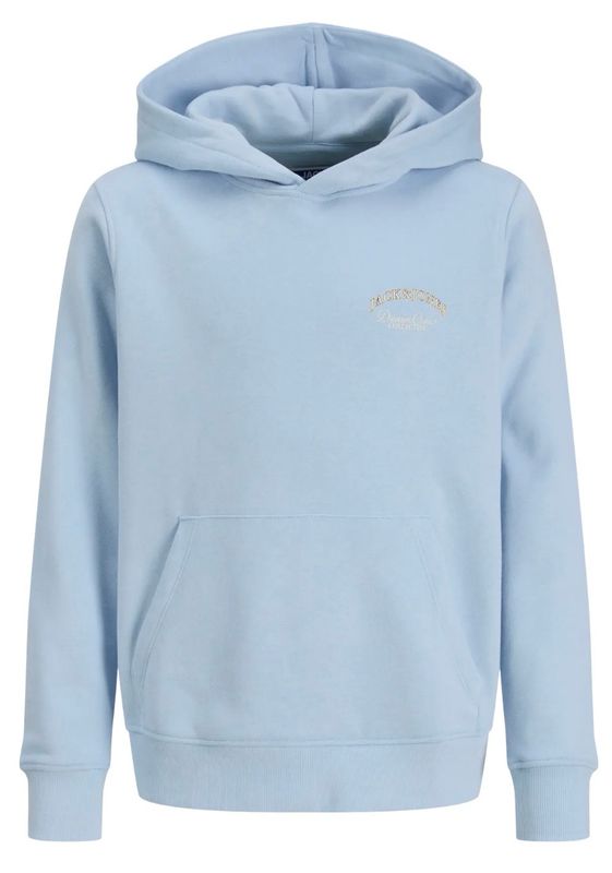 Hoody lichtblauw mét backprint JACK &amp; JONES MINI JJEBRANDES RELAXED