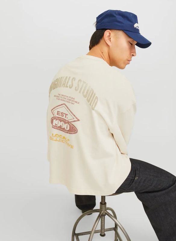 JORRETIRO BACK SWEAT CREW NECK