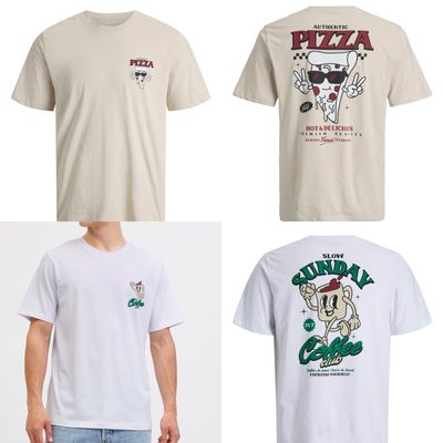 T-shirt JACK &amp; JONES JORDOG met leuke backprint