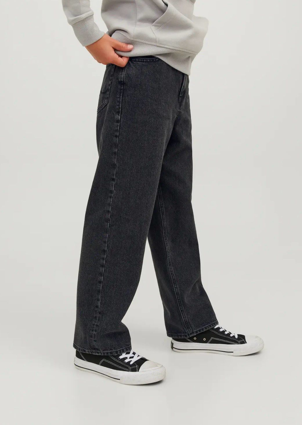 JACK &amp; JONES JUNIOR Baggy Alex black denim