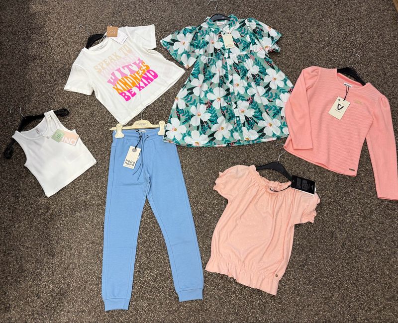 Voordeelpakket 3 voor meisjes maat 122/128 – Koko Noko, Name It, Kid Only &amp; Someone – 6 stuks voor slechts €35,99!