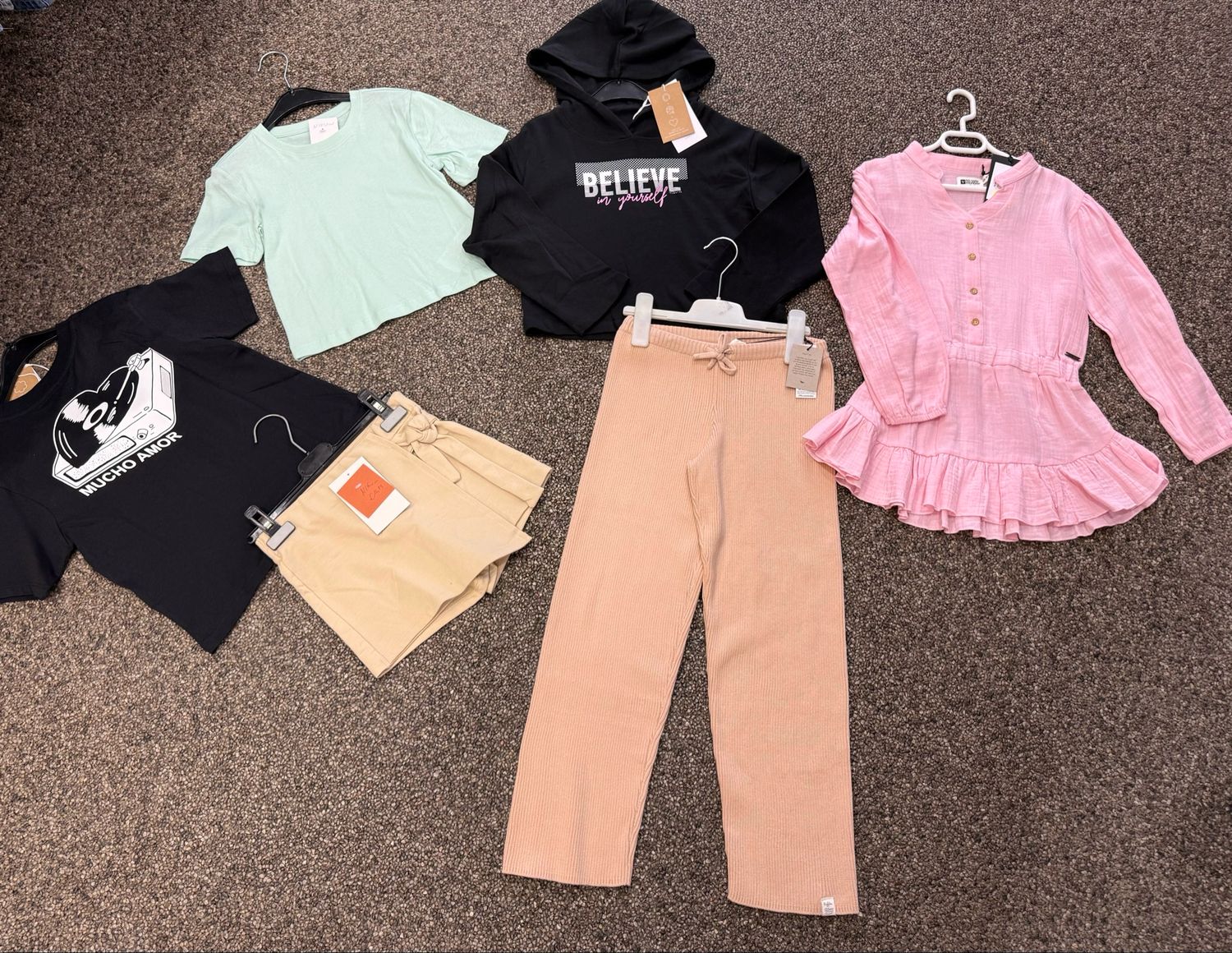 Voordeelpakket 6 voor meisjes maat 122/128 – Koko Noko, Name It, Kid Only &amp; Someone – NIEUW 6 stuks voor slechts €35,99!