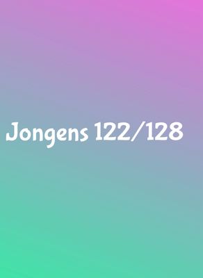 Jongens 122/128